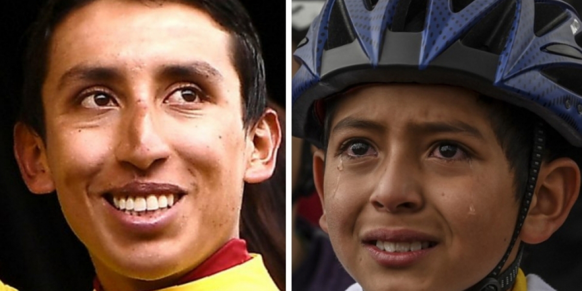 Egan Bernal y Julián Torres.