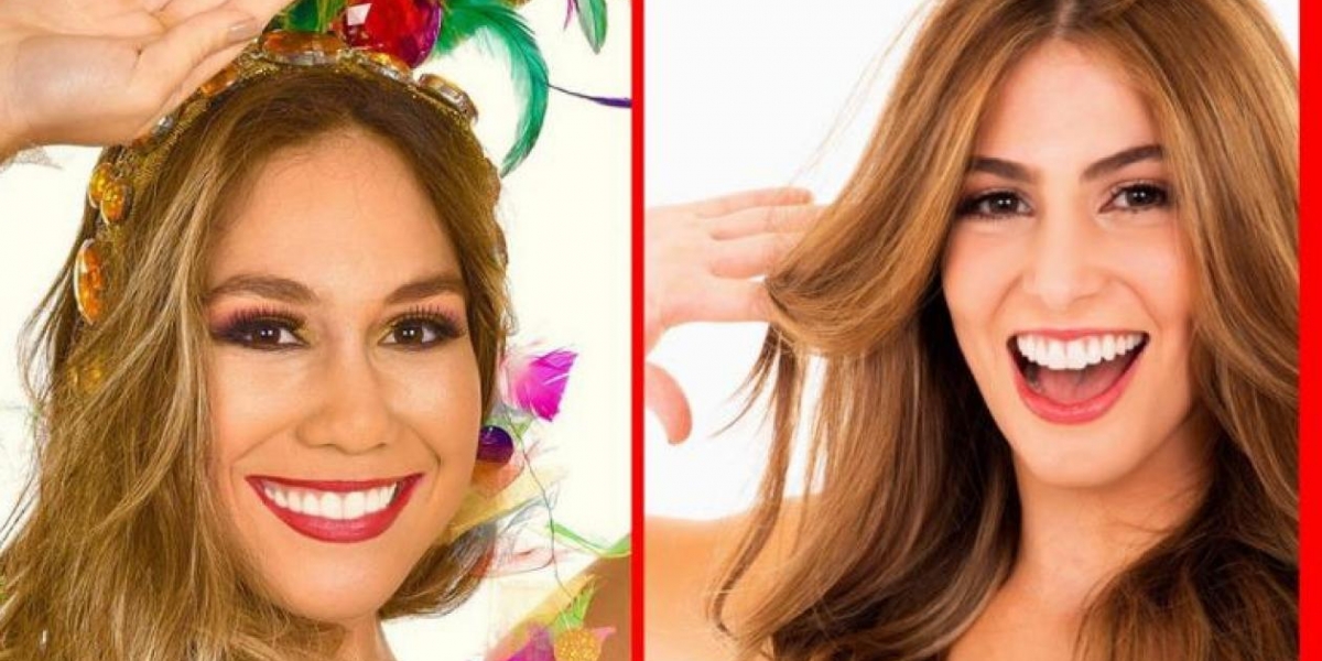 Carnaval S.A. Valentina Lapeira e Isabella Chams, las dos aspirantes a ser la Reina del Carnaval 2020.