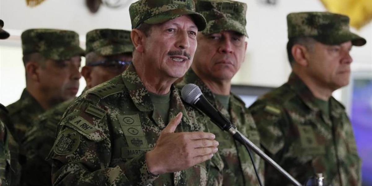 EFE El comandante del Ejército, general Nicacio Martínez.
