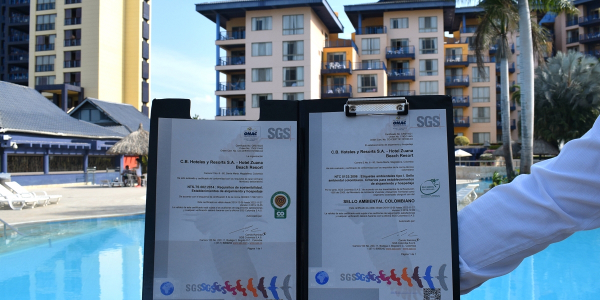 Cortesía Hotel Zuana recibe certificación en Calidad Turística