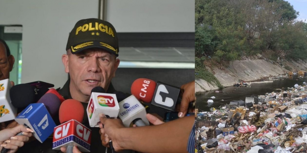 General Ricardo Alarcón, Comandante de la Policía Metropolitana de Barranquilla.