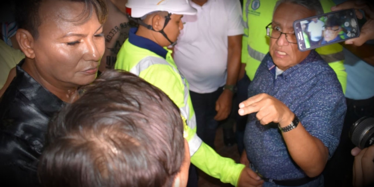 Adolfo Bula, en actos homofóbicos en febrero de 2019.