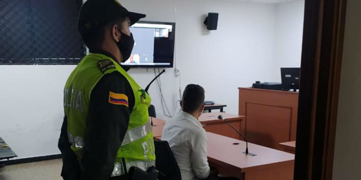 Sujeto judicializado. cortesía