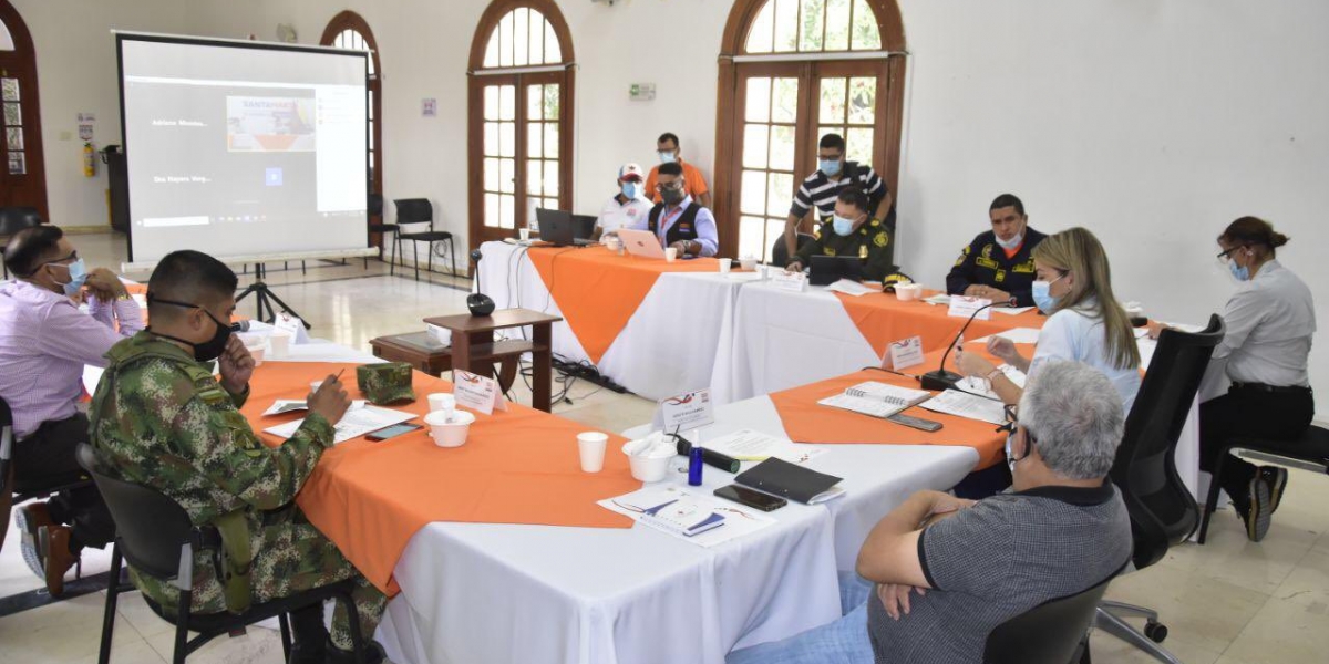 Alcaldía de Santa Marta Consejo de Seguridad realizado el 26 de diciembre.