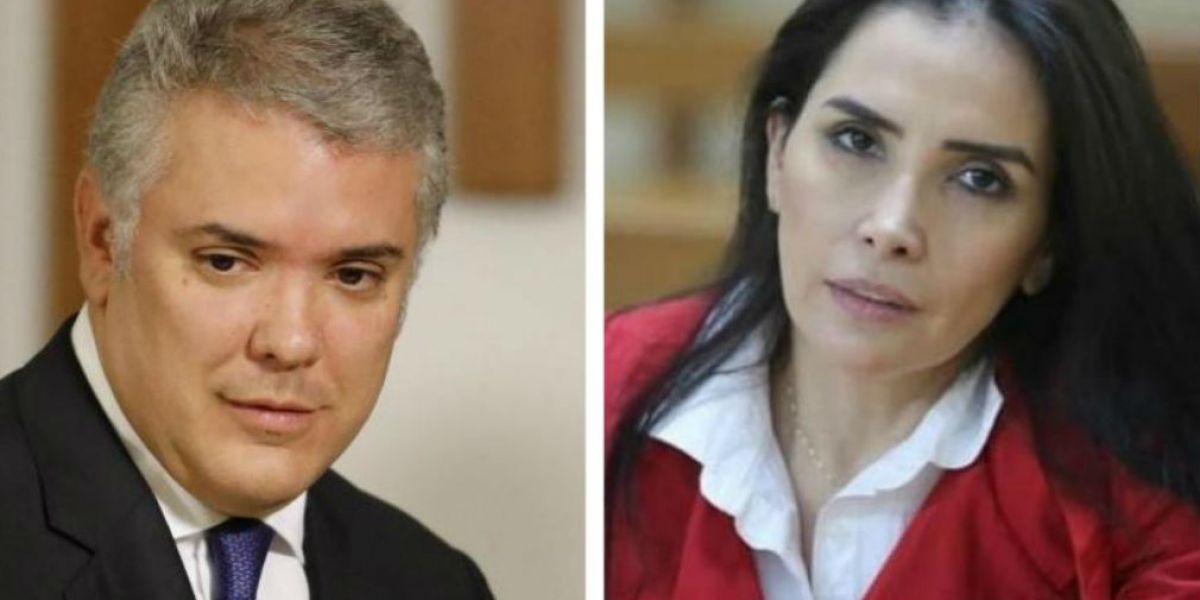 Iván Duque y Aida Merlano.