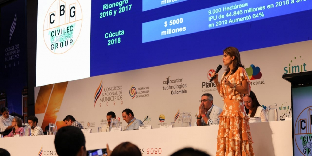 Findeter Findeter hizo el anuncio durante el Congreso Nacional de Municipios 2020.