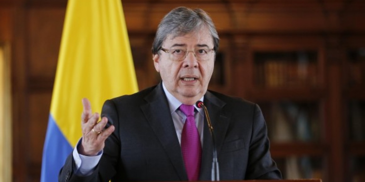 El Colombiano Ministro de Defensa, Carlos Holmes Trujillo.