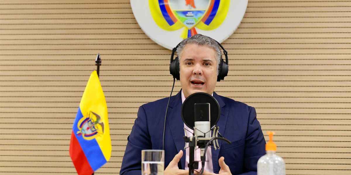 Iván Duque, presidente de Colombia.