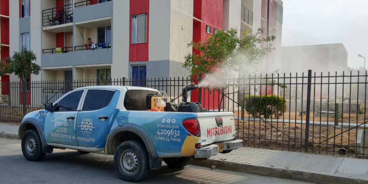 Cortesía. Fumigación espacial.