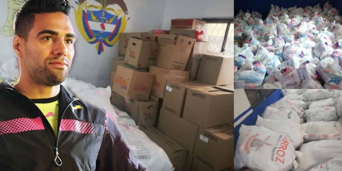 cortesía. Mercados Donados por Falcao.