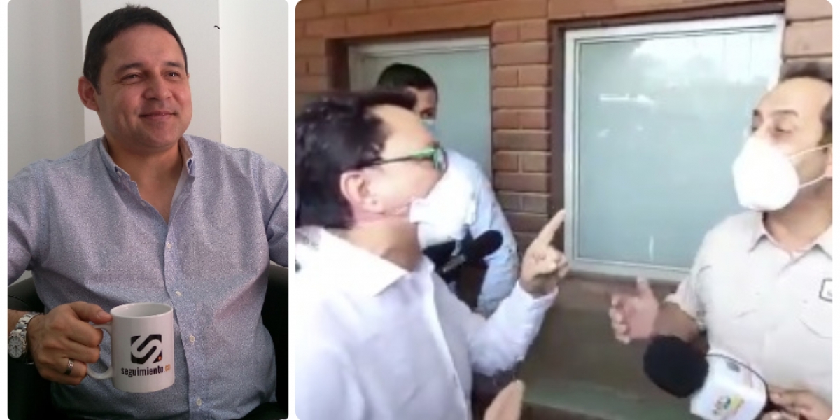 Seguimiento.co Honorio Henríquez (izquierda), le respondió indirectamente a Carlos Caicedo.