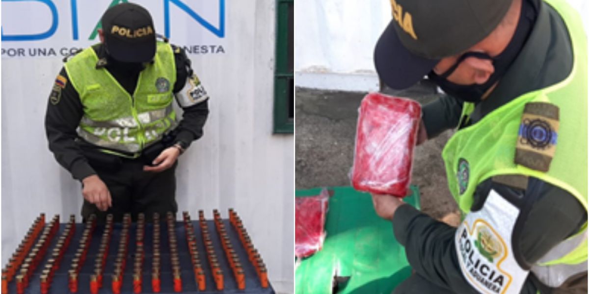 Polfa Santa Marta La incautación se dio mediante acciones de control aduanero que se desarrollan en la vereda Las Tinajas.