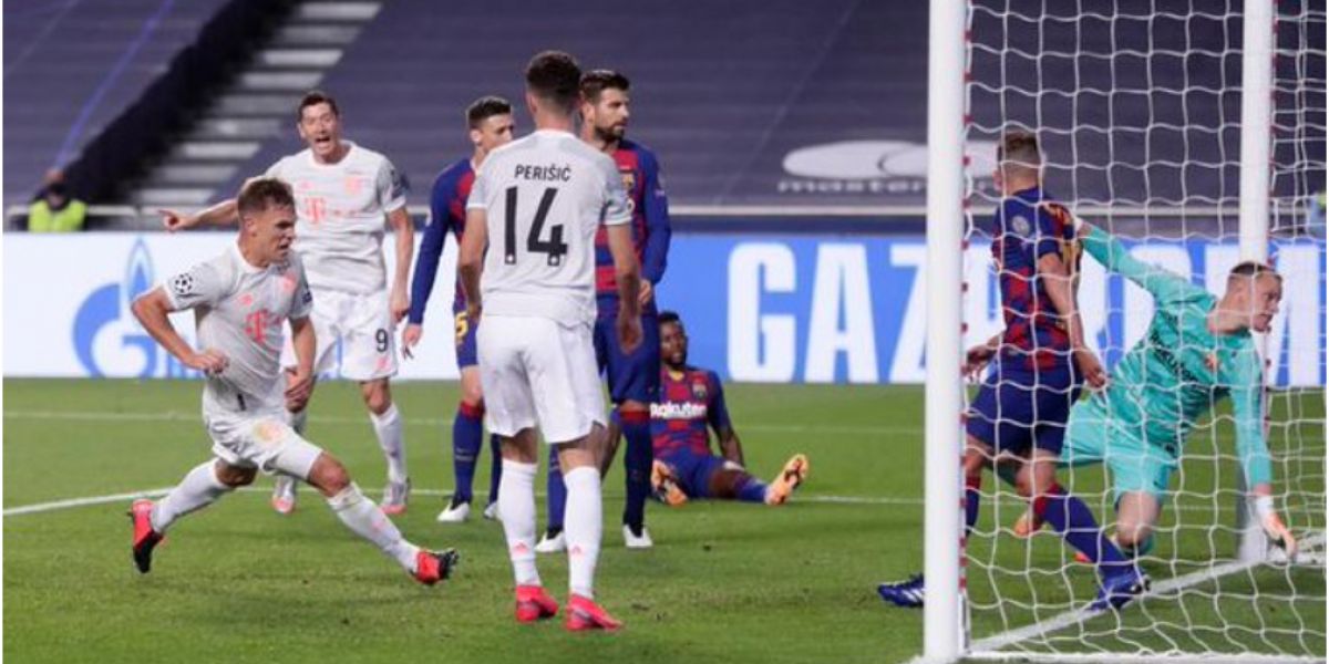 DW Español El equipo alemán mostró todo su poder ante el Barsa.