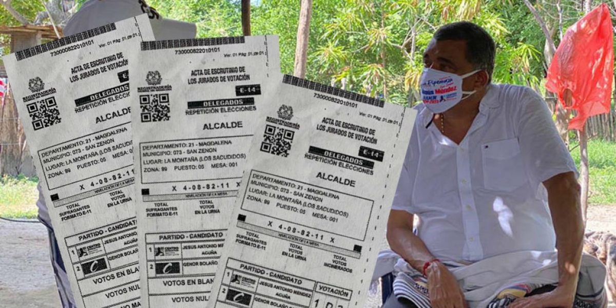 El candidato del Centro Democrático reclama que exlcuyan votos.