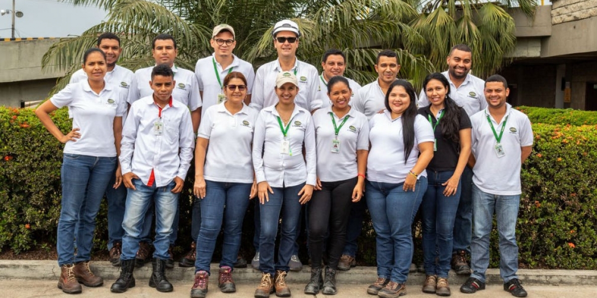 Trabajadores del Grupo Daabon. cortesía