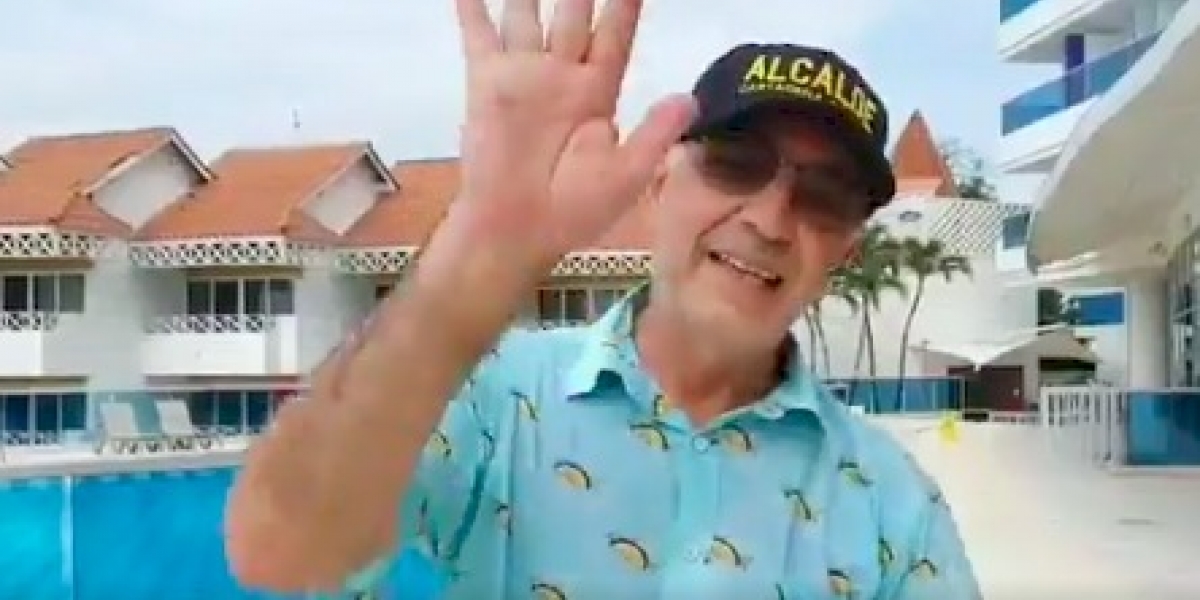 William Dau, Alcalde de Cartagena. cortesía