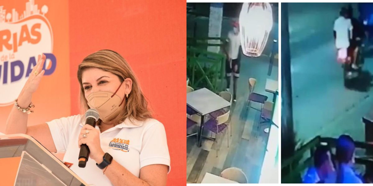 Cortesía. La mandataria local manifestó que los capturados estarían involucrados en los últimos robos registrados en la ciudad.