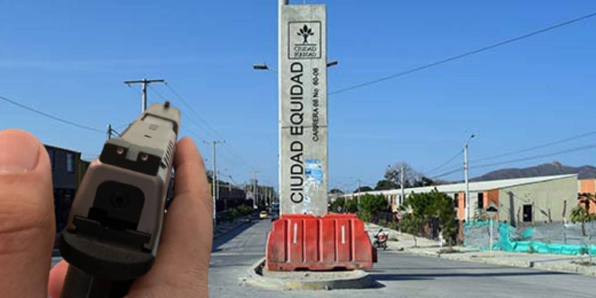 En la noche del sábado hubo un atentado a bala en Ciudad Equidad.