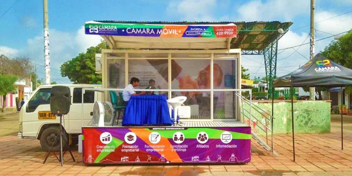 Cámara de Comercio. Cámara Móvil le cumplió a más de 2 mil empresarios del Magdalena.
