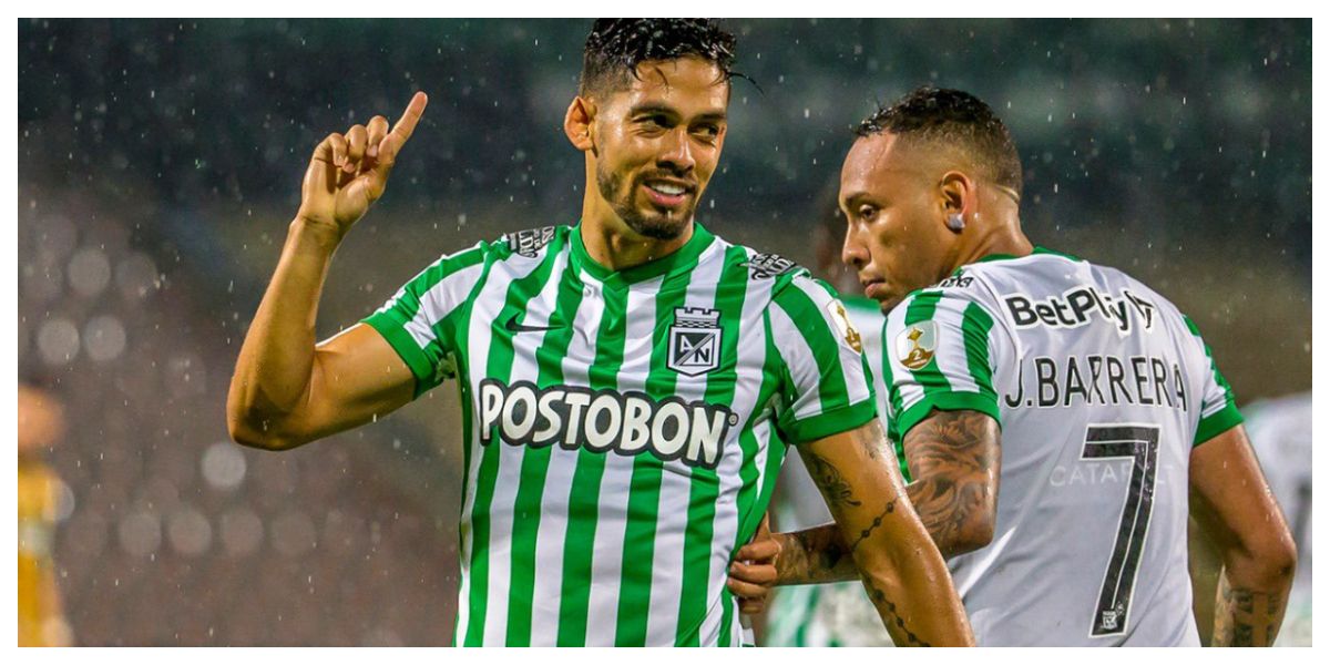 Atlético Nacional 'El Rifle' y Jarlan marcaron los goles.