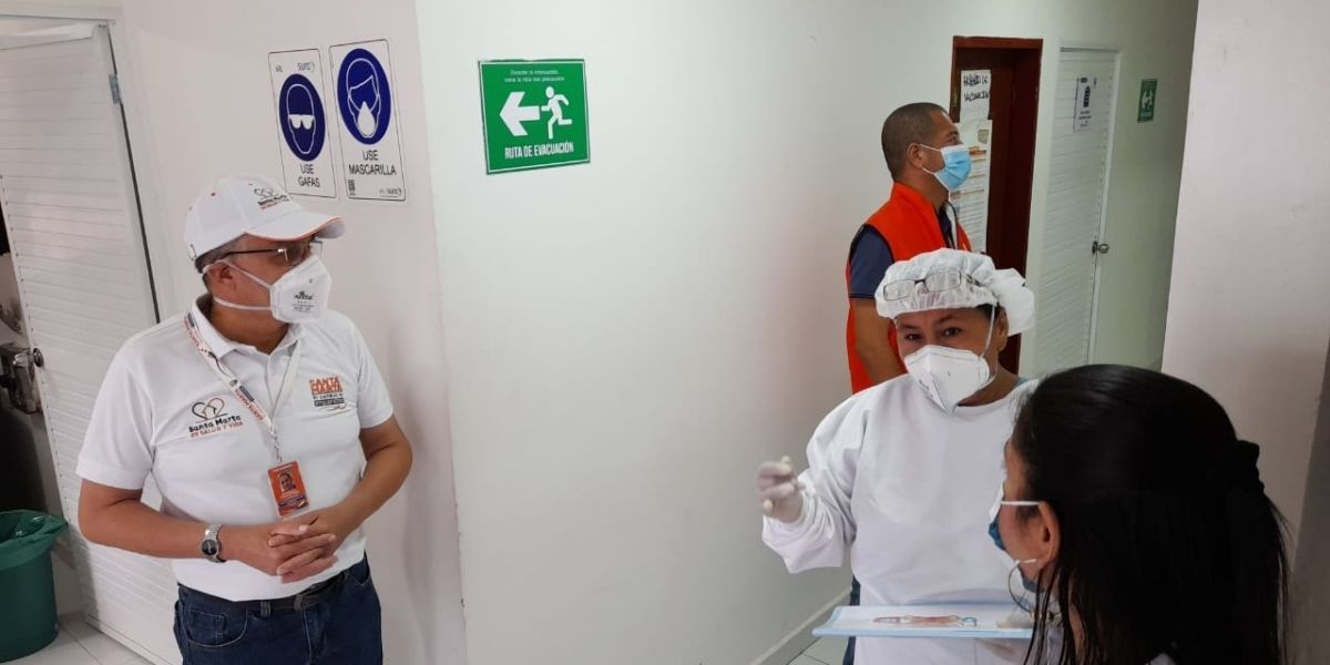 Visita inspección Secretaría de Salud
