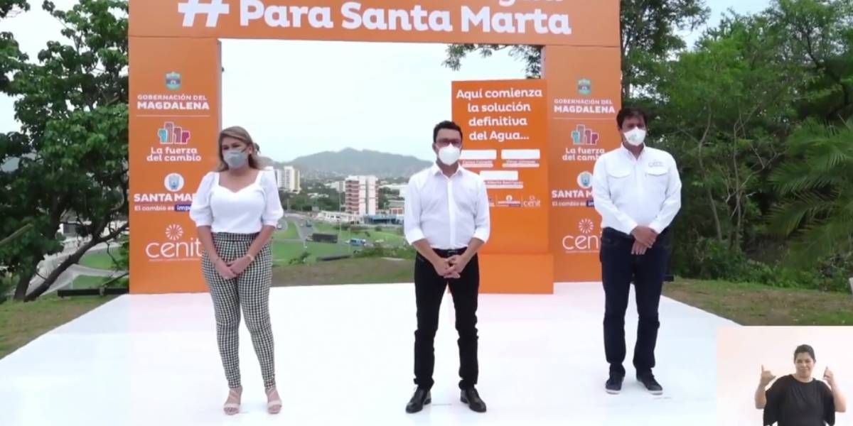 Captura de pantalla Virna Johnson, Carlos Caicedo y Jorge Rodríguez.
