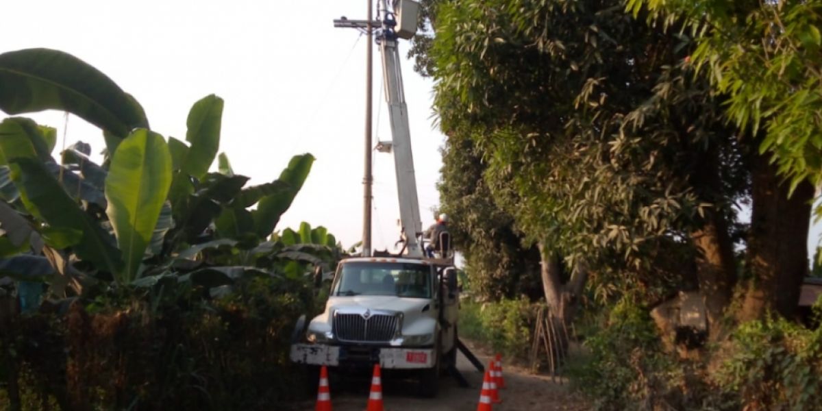 La suspensión de la energía eléctrica en estas zonas busca mejorar la prestación del servicio.