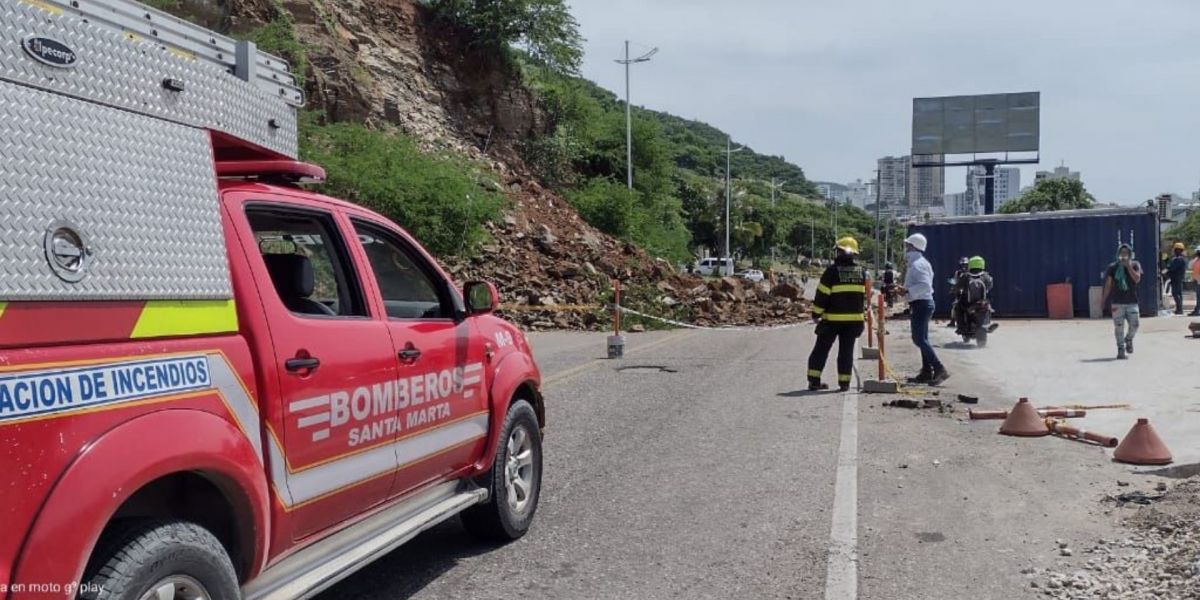 Seguimiento Derrumbe en El Ziruma.