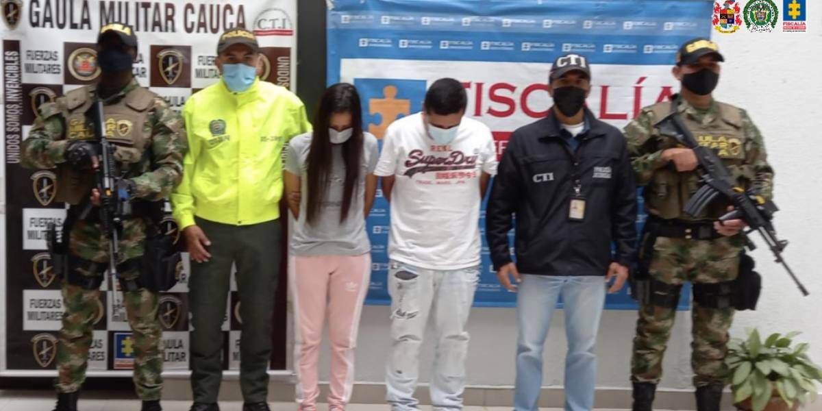 Fiscalía Micheline Vásquez Murillo y Édgar Alexander Méndez.