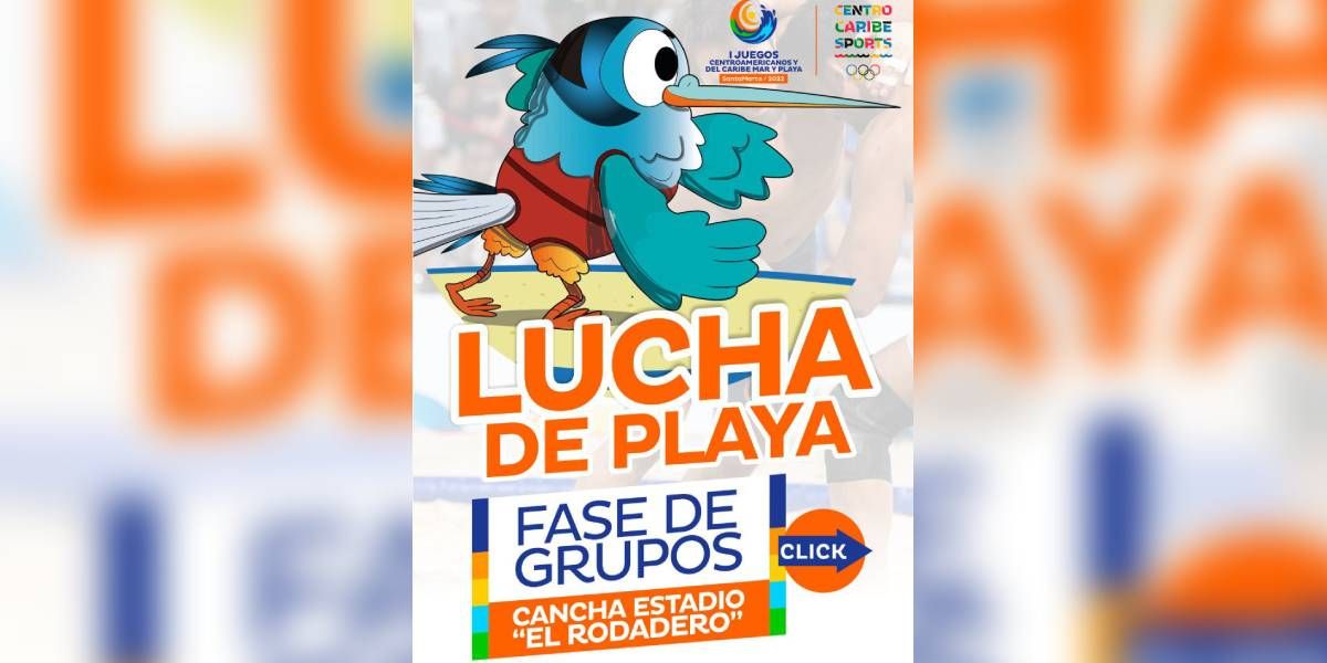 Alcaldía Lucha de Playa de los I Juegos Centroamericanos y del Caribe Mar y Playa 2022