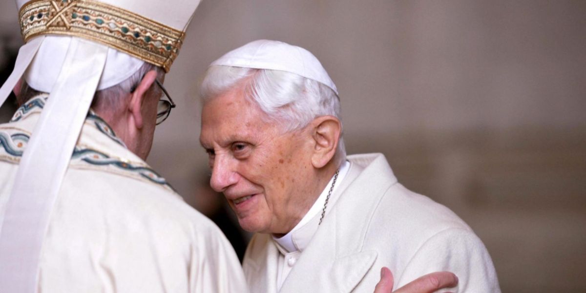Cortesía El Papa Francisco pidió por la salud de Benedicto XVI.