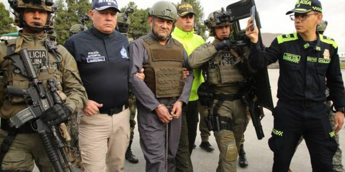 Policía Alias 'Otoniel'.