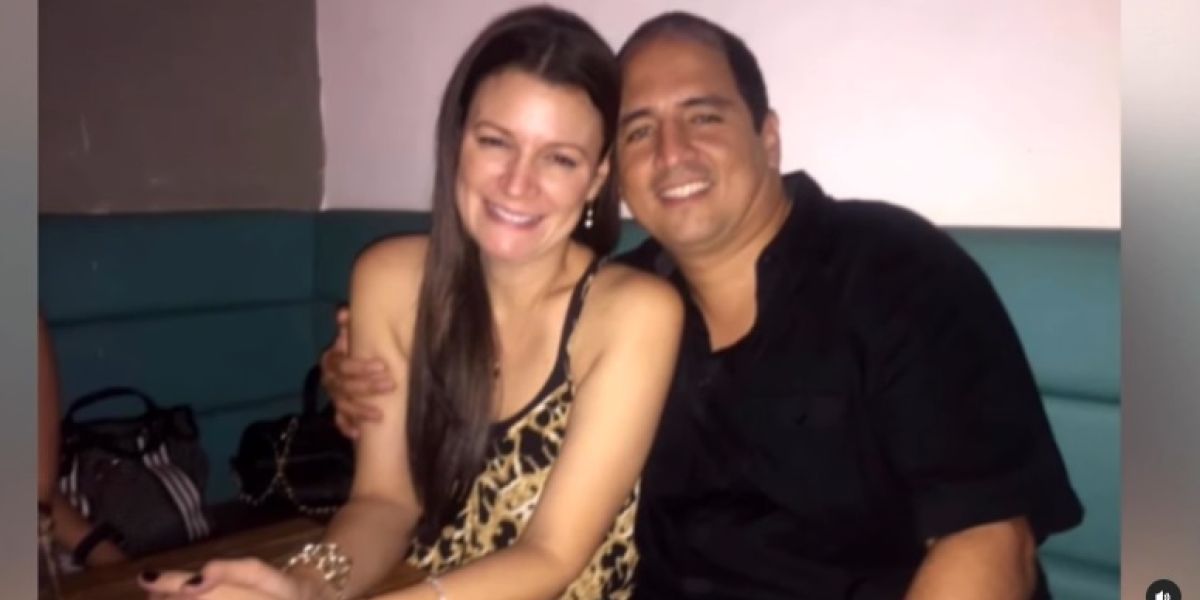 Ingrid Gómez y su esposo Leonardo Restrepo.
