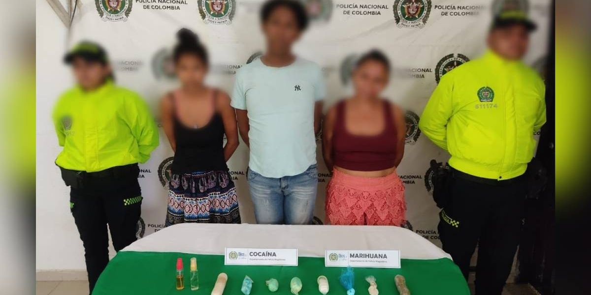 Policía del Magdalena Capturados.