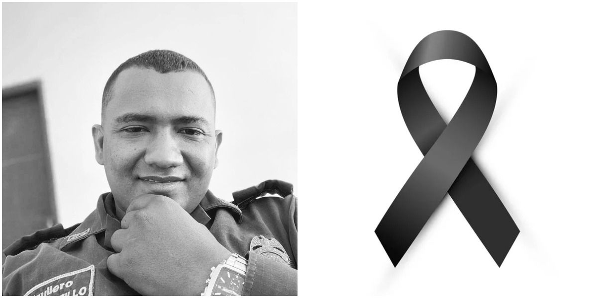 Archivo. El patrullero Fredy Joaquín Cantillo Sánchez.