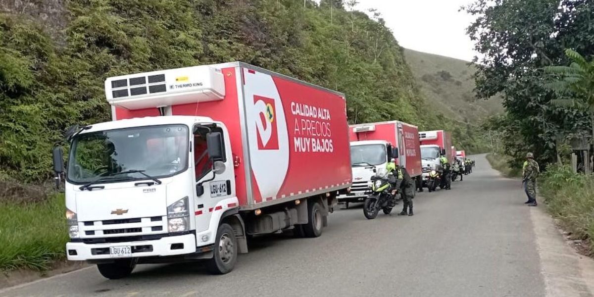@anibalgaviria El transporte de alimentos, uno de los sectores más afectados.