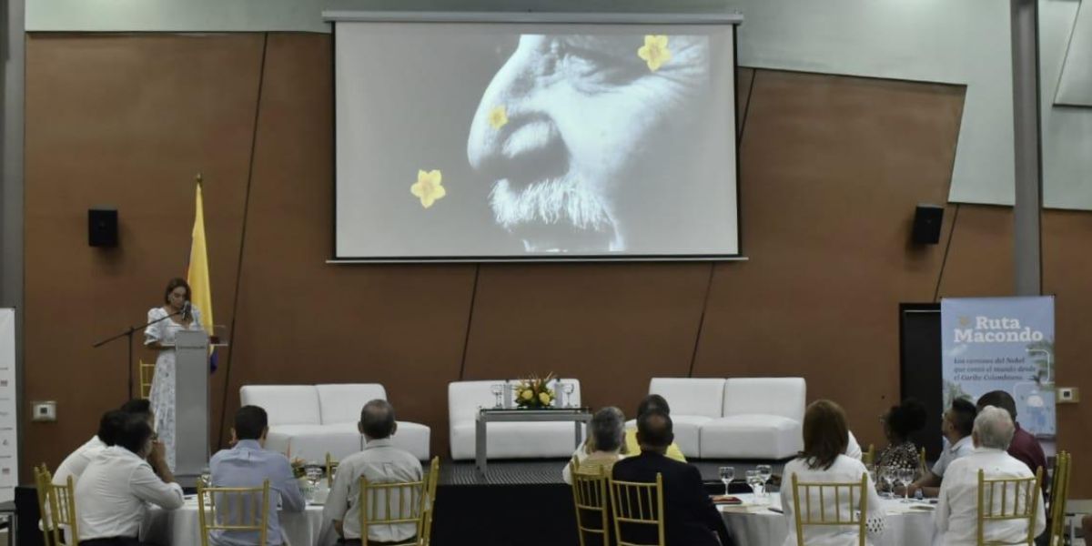 Presentación de la 'Ruta Macondo'.