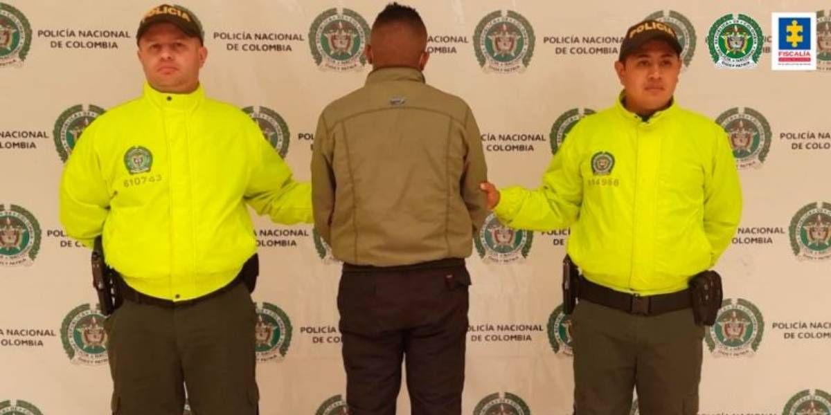 Fiscalía Efraín Yesid Durango Heredia, patrullero capturado.