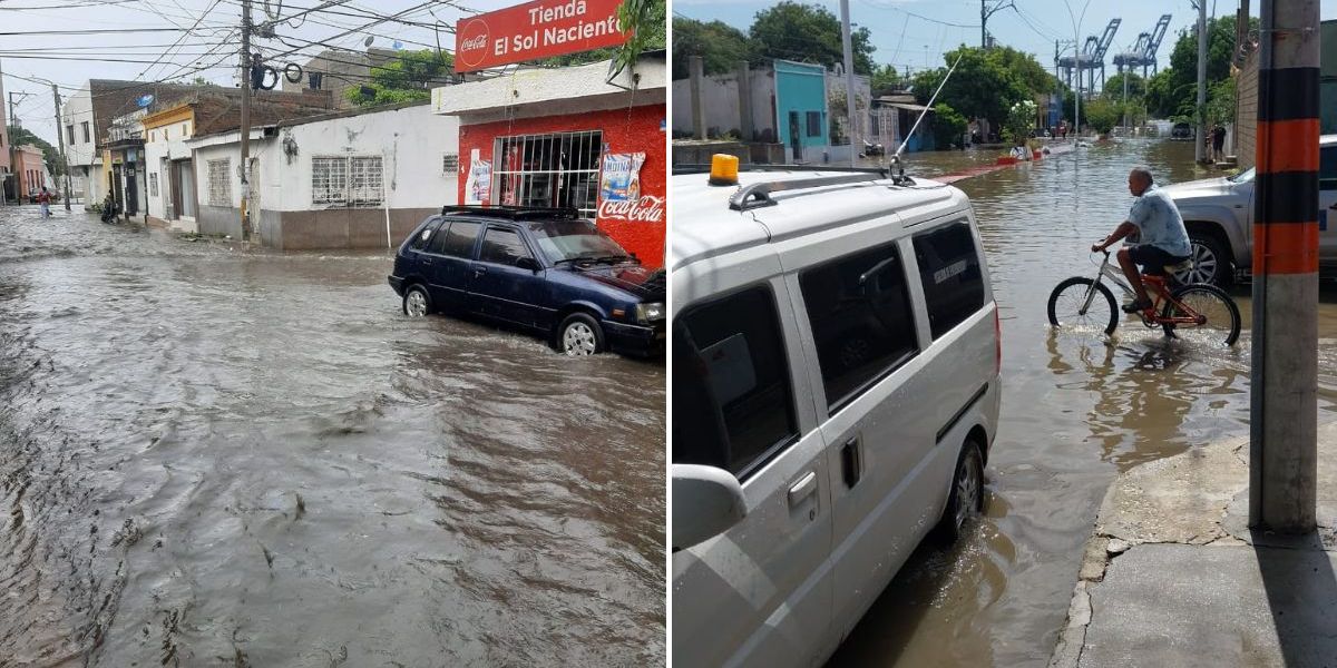 Cortesía Aguacero en Santa Marta.