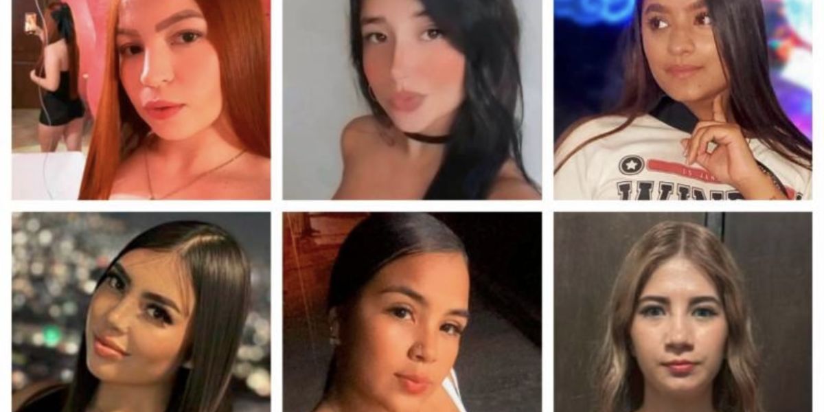 Cortesía. Las jóvenes, identificadas como Derlys Dayana Paneso Taborda (25 años) y Yarlín Giraldo Soto (21 años), ambas de Medellín; Sofía Vásquez Giraldo (21 años), de Pereira; Maranyeli Michel Chacón Álvarez (20 años), de Cúcuta; Michel Daniela Morales (21 años), de Bogotá; y Layma Argenis Parra Cerquera (23 años), también de Bogotá, salieron de Colombia a mediados de septiembre.
