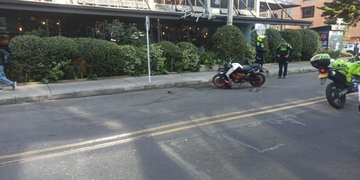 Cortesía Esta fue una de las motos usadas en el atentado criminal.