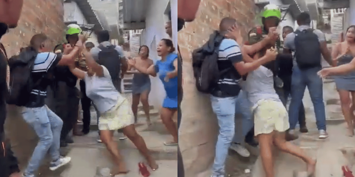 Cortesía Así fue el enfrentamiento en Colinas del Pando con la Policía por defender a un fletero