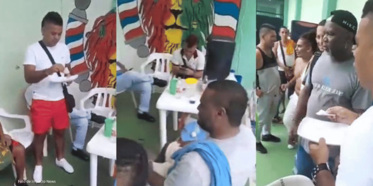 Fiesta realizada por los internos