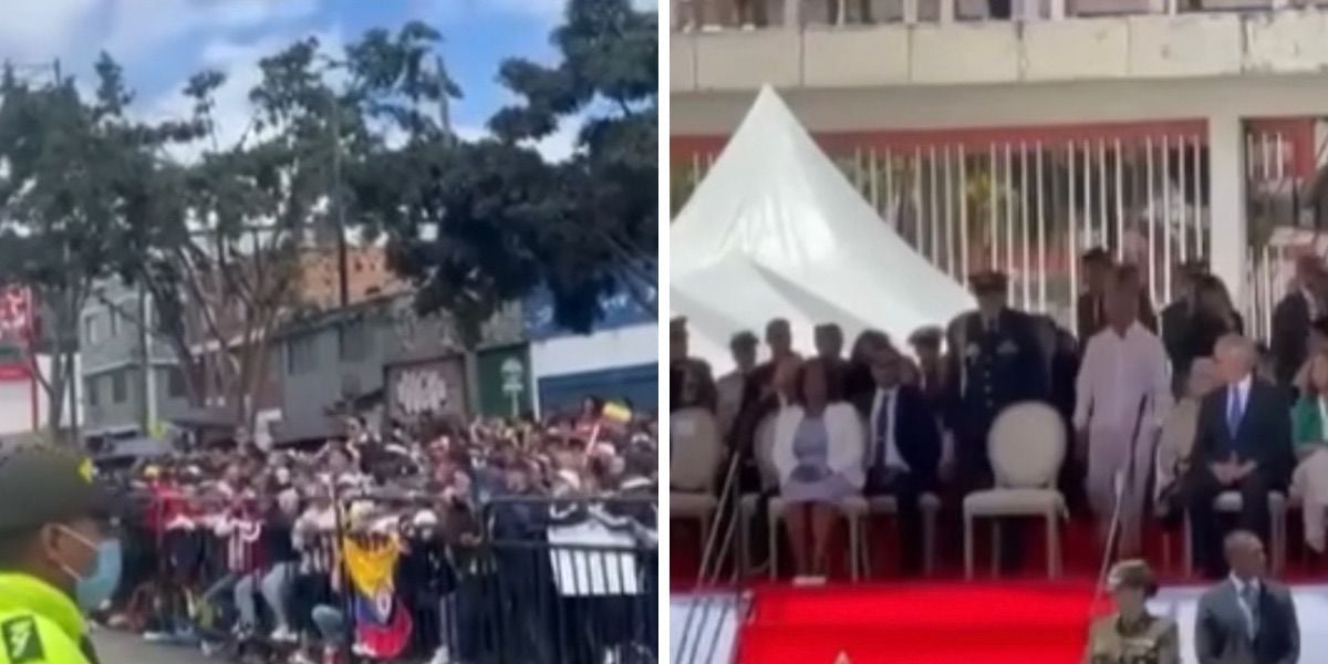 Seguimiento. Presidente petro, llegando al evento.