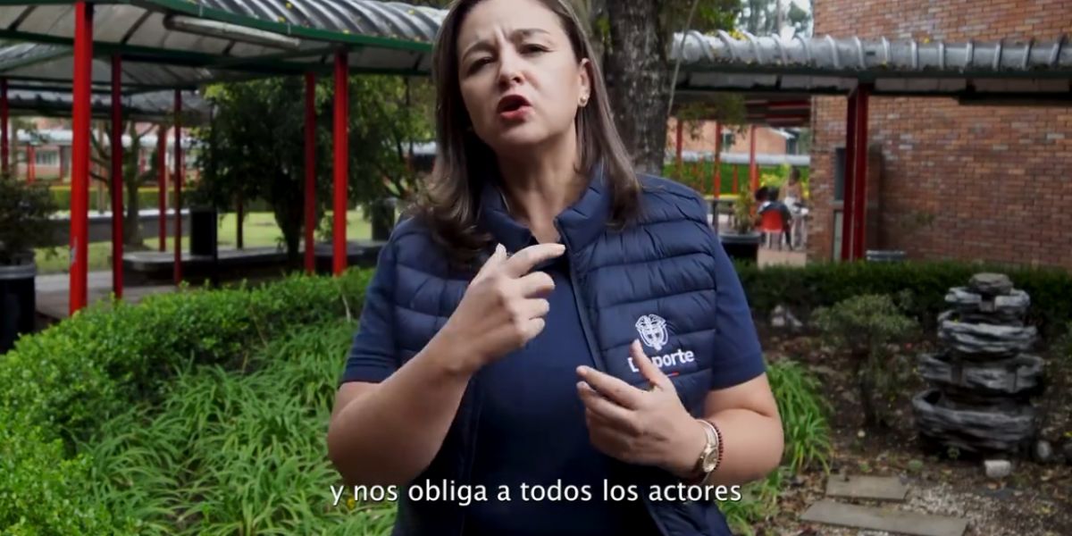 Cortesía. Ministra de deporte, luz Cristina López