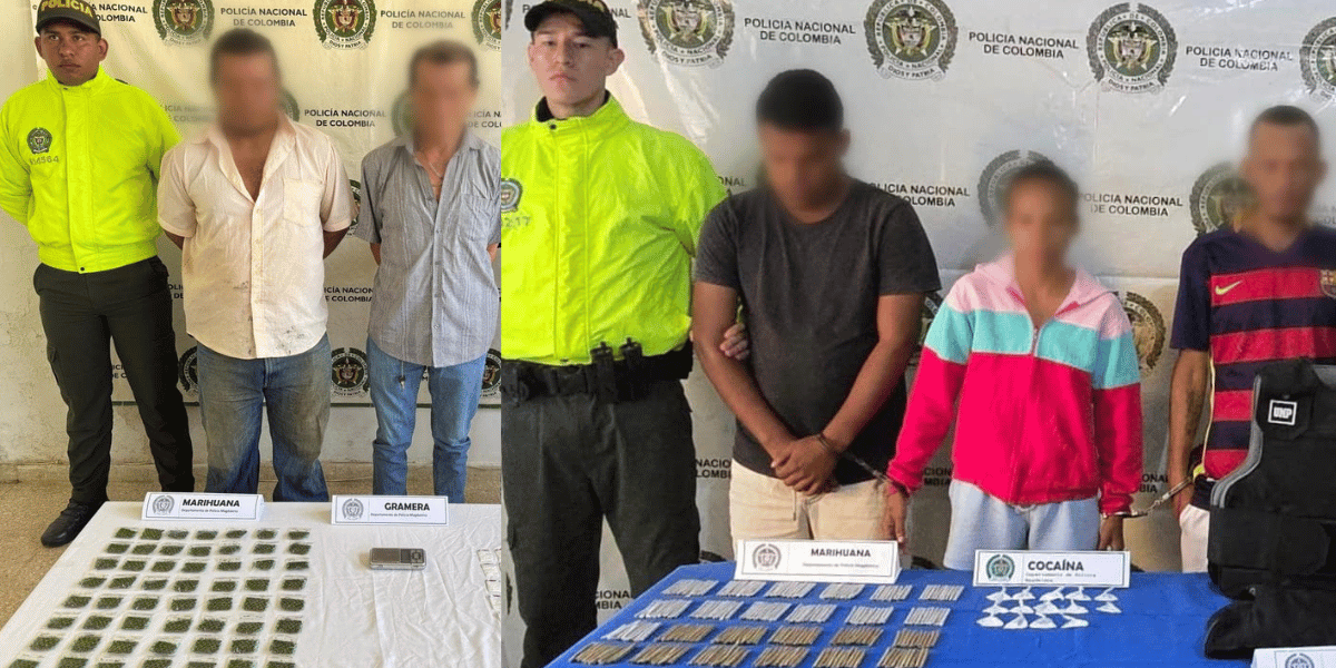 Policía Magdalena Capturados