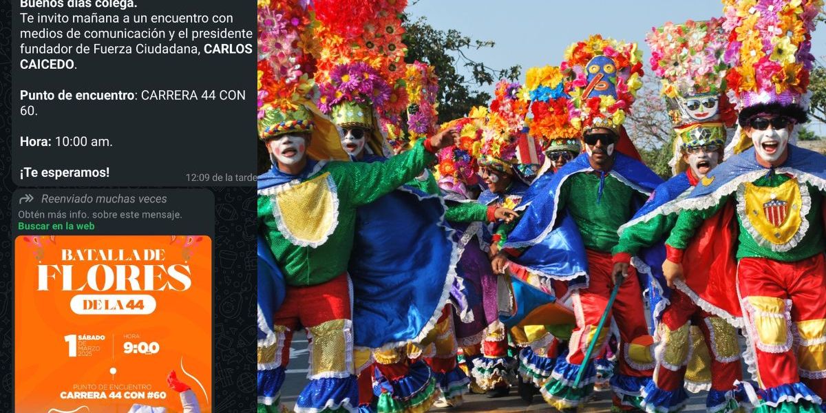 Cortesía Carnaval de la 44 pidió mantenerlos al margen de intereses políticos.