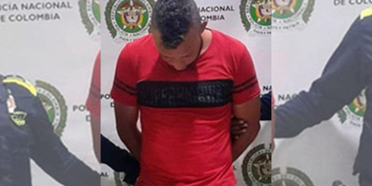 Cortesía Hombre capturado en Nueva Granada.