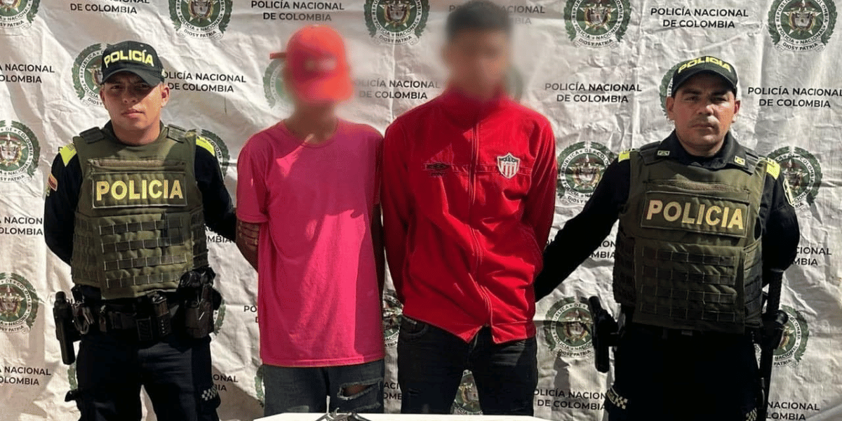 Policía Magdalena Sujetos capturados