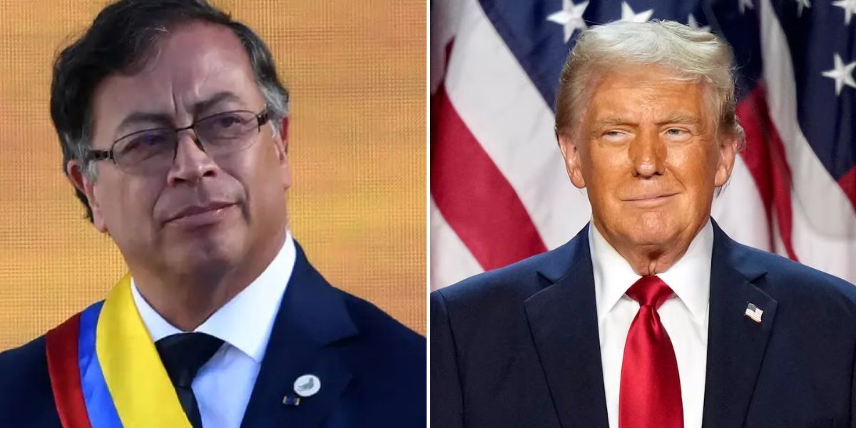 Presidente Gustavo Petro y Presidente Donald Trump.